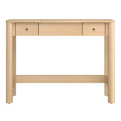 Penelope Modern Wood Makeup Vanity with LED Mirror & Storage
