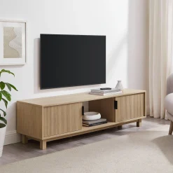 Reema Arundo Scandinavian Reeded TV Stand