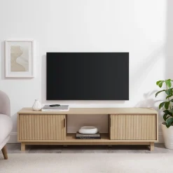 Reema Arundo Scandinavian Reeded TV Stand