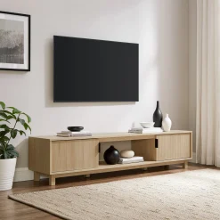 Reema Arundo Scandinavian Reeded TV Stand