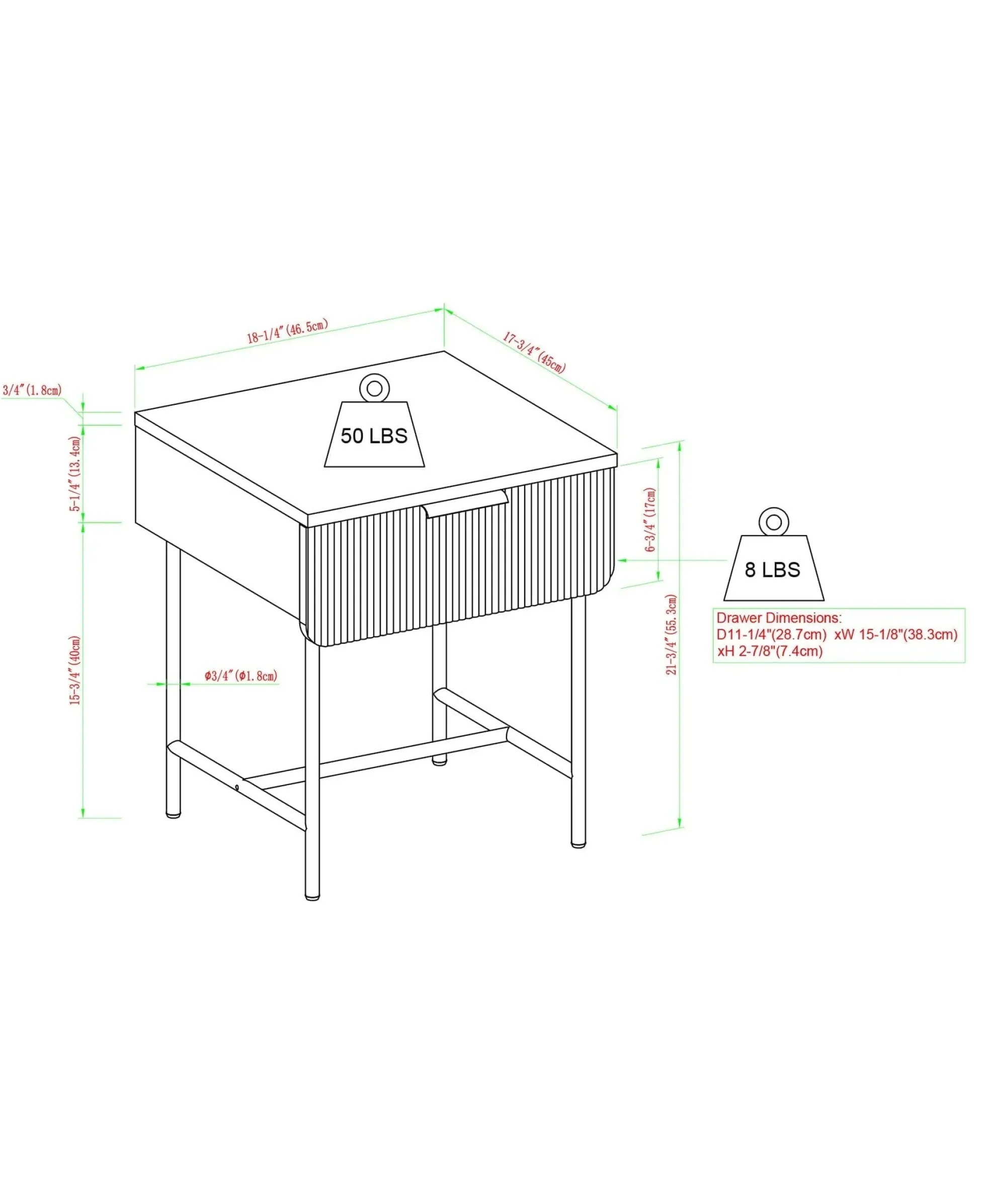 Reema Scandinavian Side Table