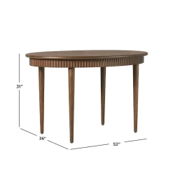 Samantha Modern Fluted Wooden 52