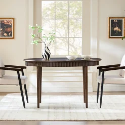 Samantha Modern Fluted Wooden 52
