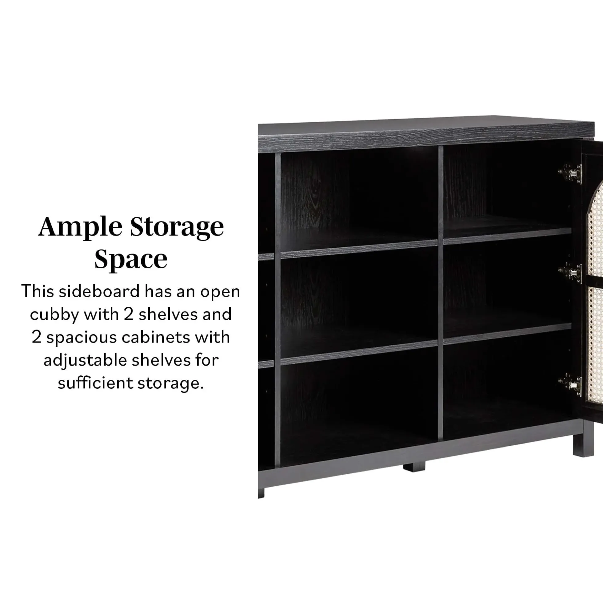 Sasha 58" Rattan Sideboard TV Stand