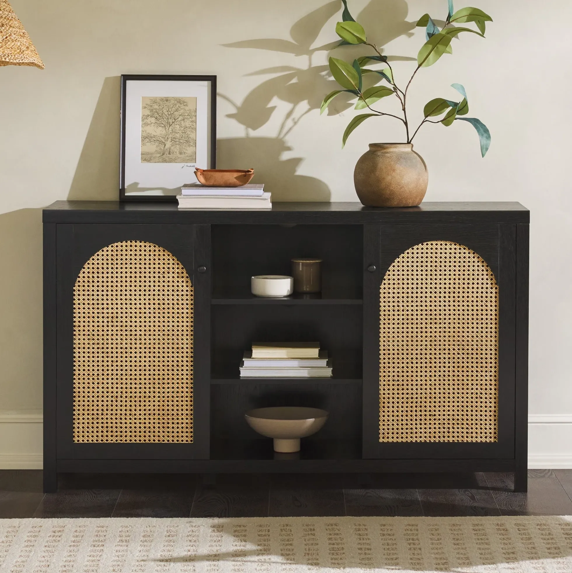 Sasha 58" Rattan Sideboard TV Stand