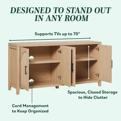 Sasha Modern Reeded Sideboard / TV Stand