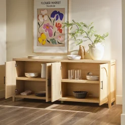 Sasha Modern Reeded Sideboard / TV Stand