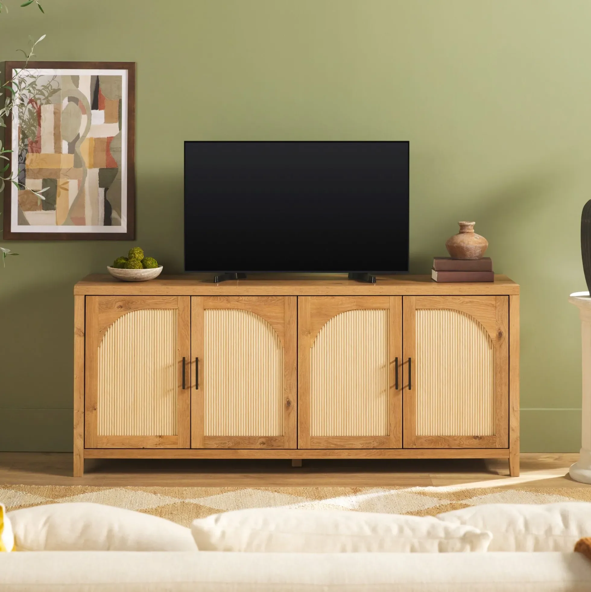 Sasha Modern Reeded Sideboard / TV Stand