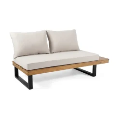 Sebastian Hand-Crafted Outdoor Patio 4-Piece Sofa Set with Water-Resistant Cushions