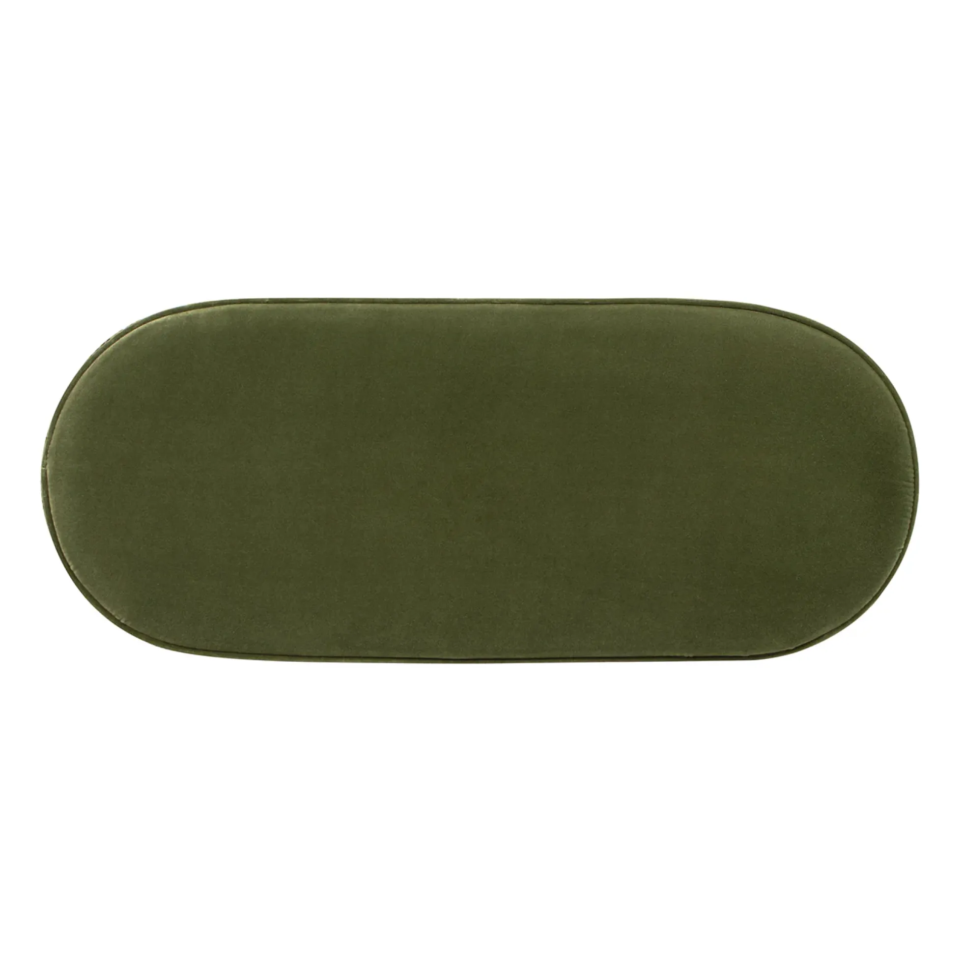 Serena 38' Oval Storage Bench Ottoman Performance Velvet