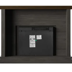 Shiplap Wall Mantel Electric Fireplace