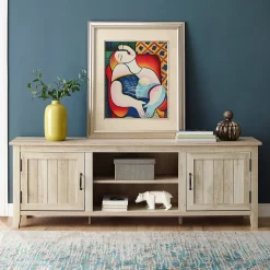 Simple Groove Door Console