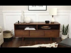 Sloane 3-Drawer Solid Wood TV Console