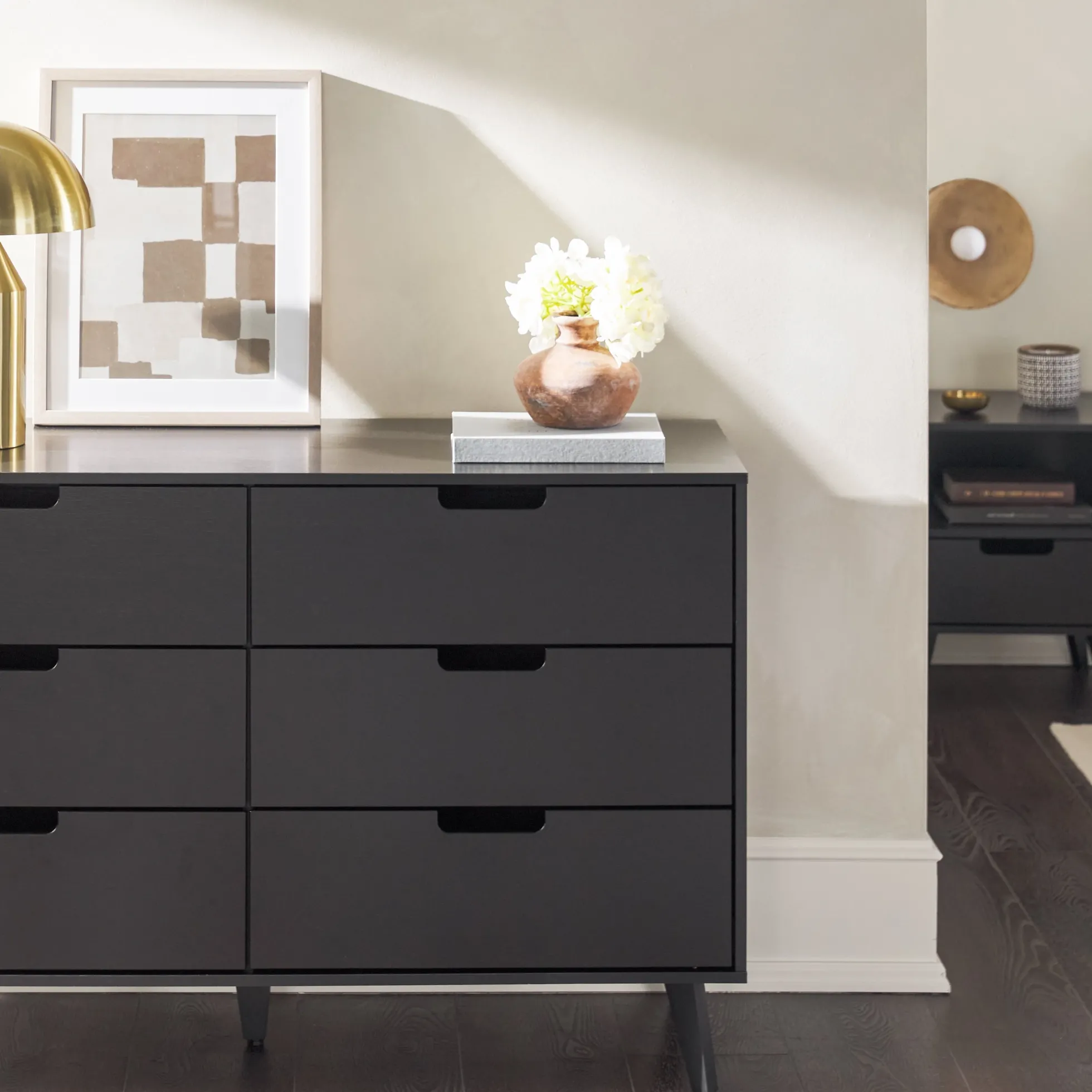 Sloane Hans Mid-Century Modern Angle-Leg Dresser