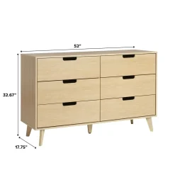 Sloane Hans Mid-Century Modern Angle-Leg Dresser