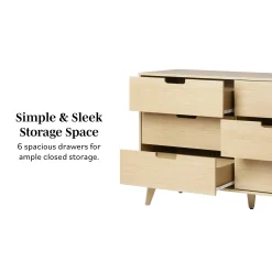 Sloane Hans Mid-Century Modern Angle-Leg Dresser