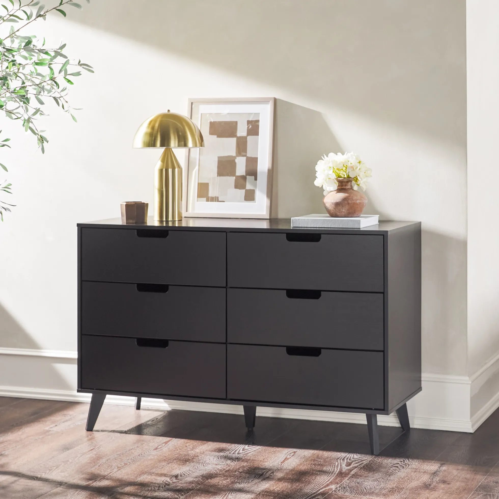 Sloane Hans Mid-Century Modern Angle-Leg Dresser