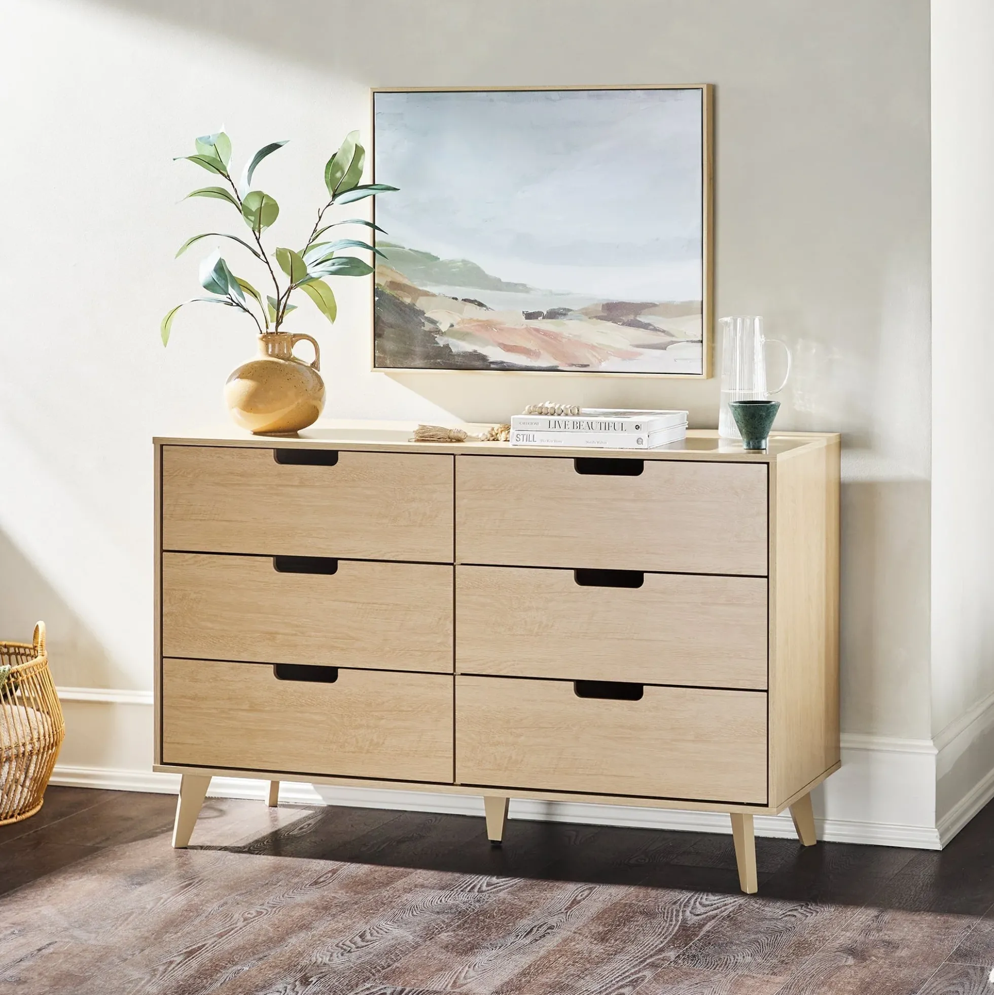 Sloane Hans Mid-Century Modern Angle-Leg Dresser