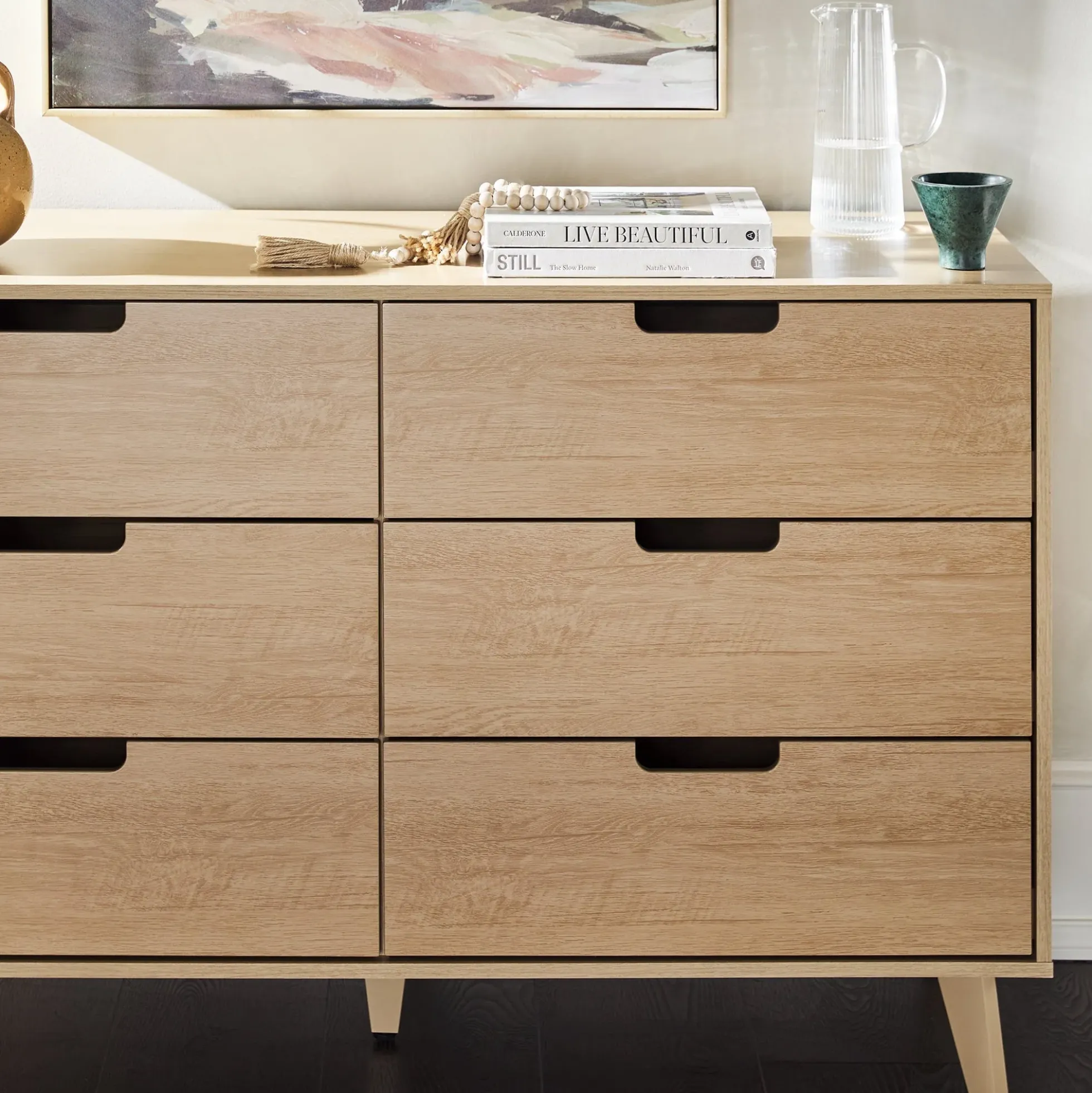 Sloane Hans Mid-Century Modern Angle-Leg Dresser
