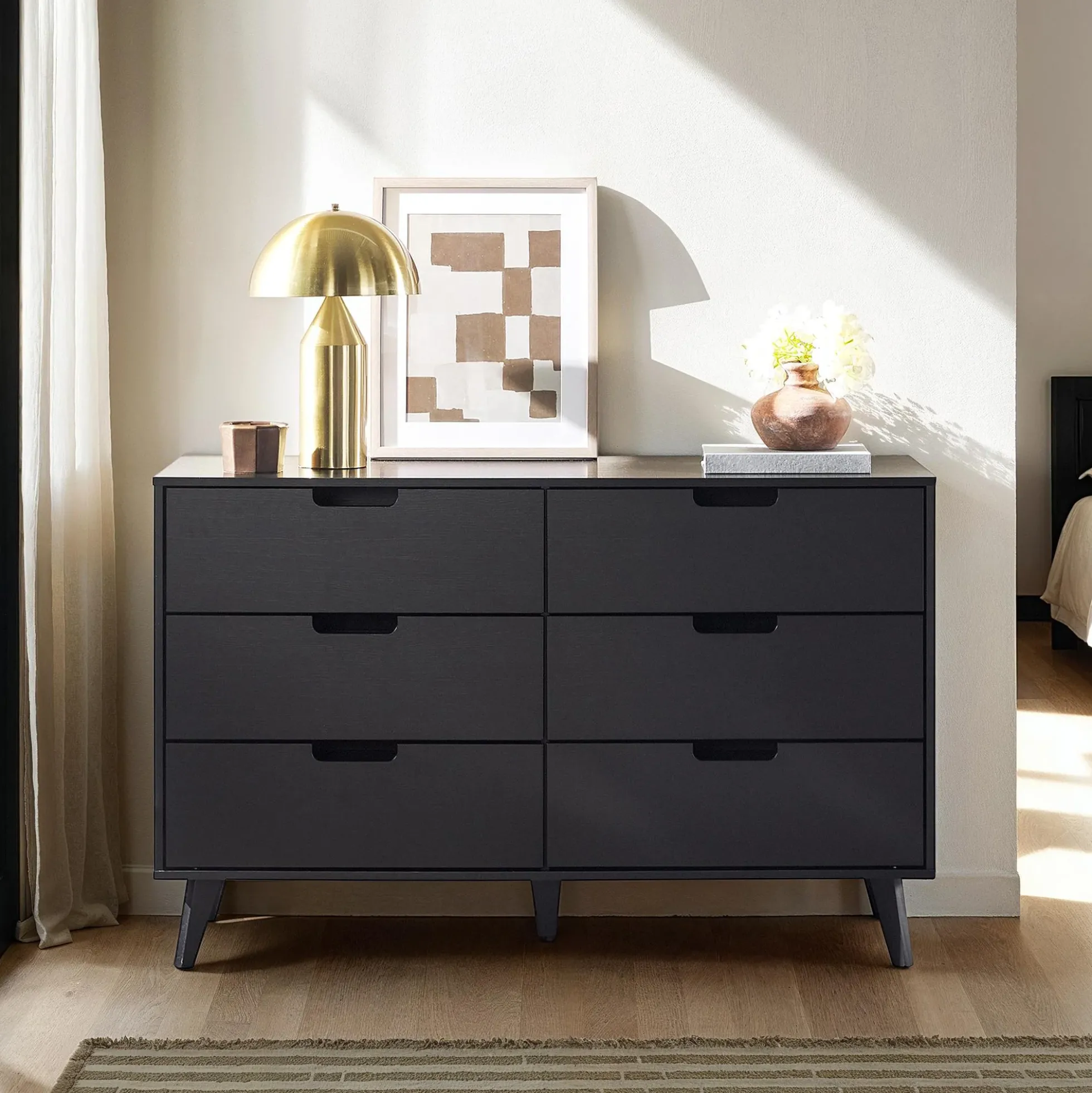 Sloane Hans Mid-Century Modern Angle-Leg Dresser