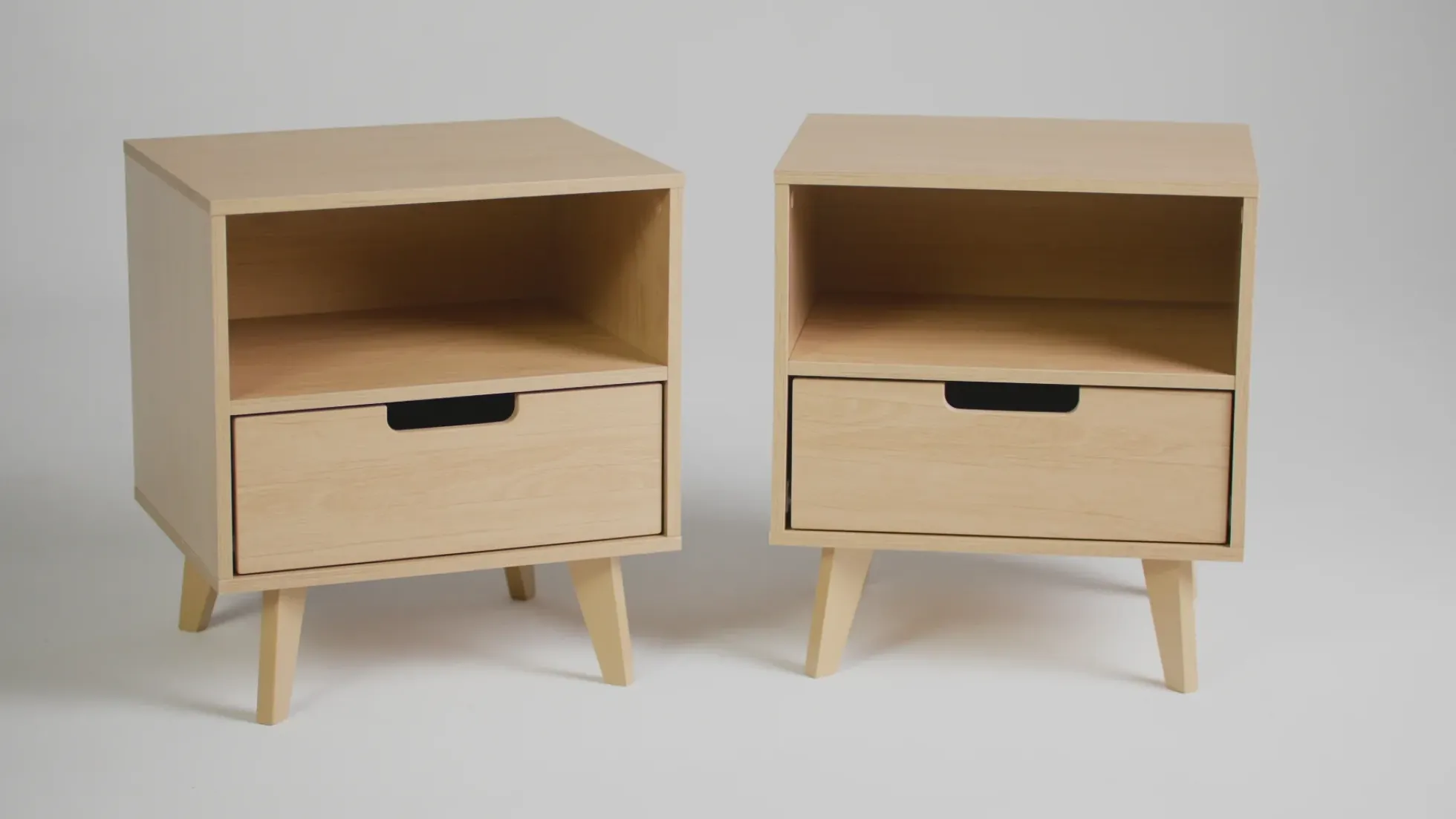 Sloane Hans Mid-Century Modern Angle-Leg Nightstand
