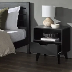 Sloane Hans Mid-Century Modern Angle-Leg Nightstand