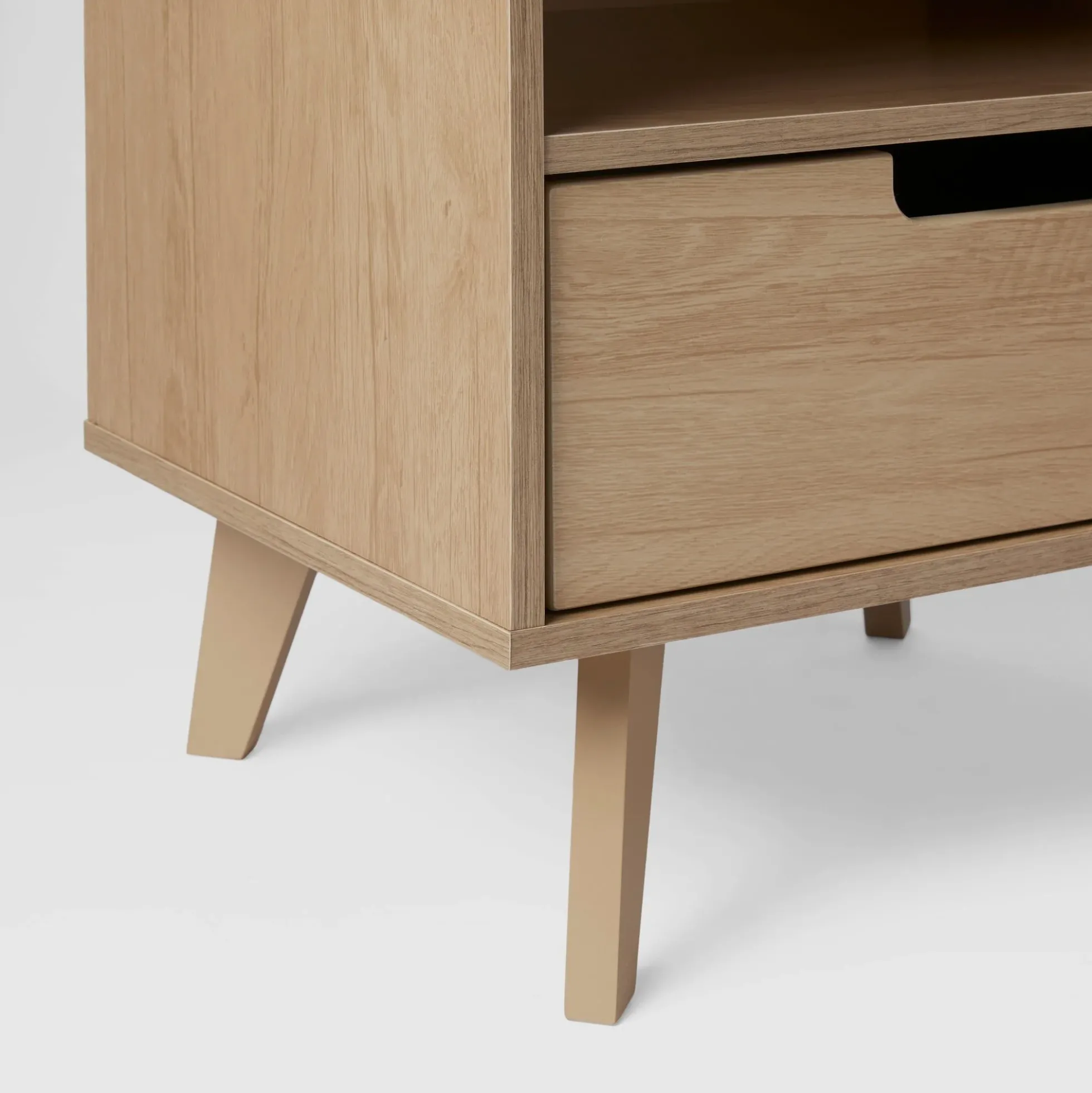 Sloane Hans Mid-Century Modern Angle-Leg Nightstand