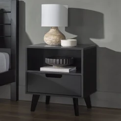 Sloane Hans Mid-Century Modern Angle-Leg Nightstand