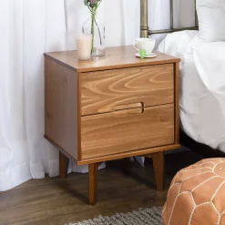 Sloane Mid Century Modern Solid Wood Nightstand