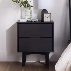 Sloane Mid Century Modern Solid Wood Nightstand