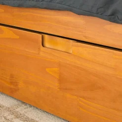 Sloane Mid-Century Modern Solid Wood Storage Bed