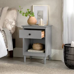 Spencer Solid Transitional Wood Nightstand