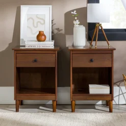 Spencer Solid Transitional Wood Nightstand