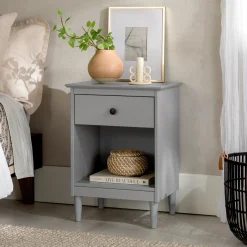 Spencer Solid Transitional Wood Nightstand