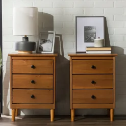 Spencer Solid Transitional Wood Nightstand
