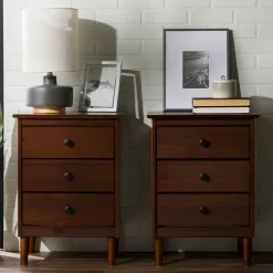 Spencer Solid Transitional Wood Nightstand
