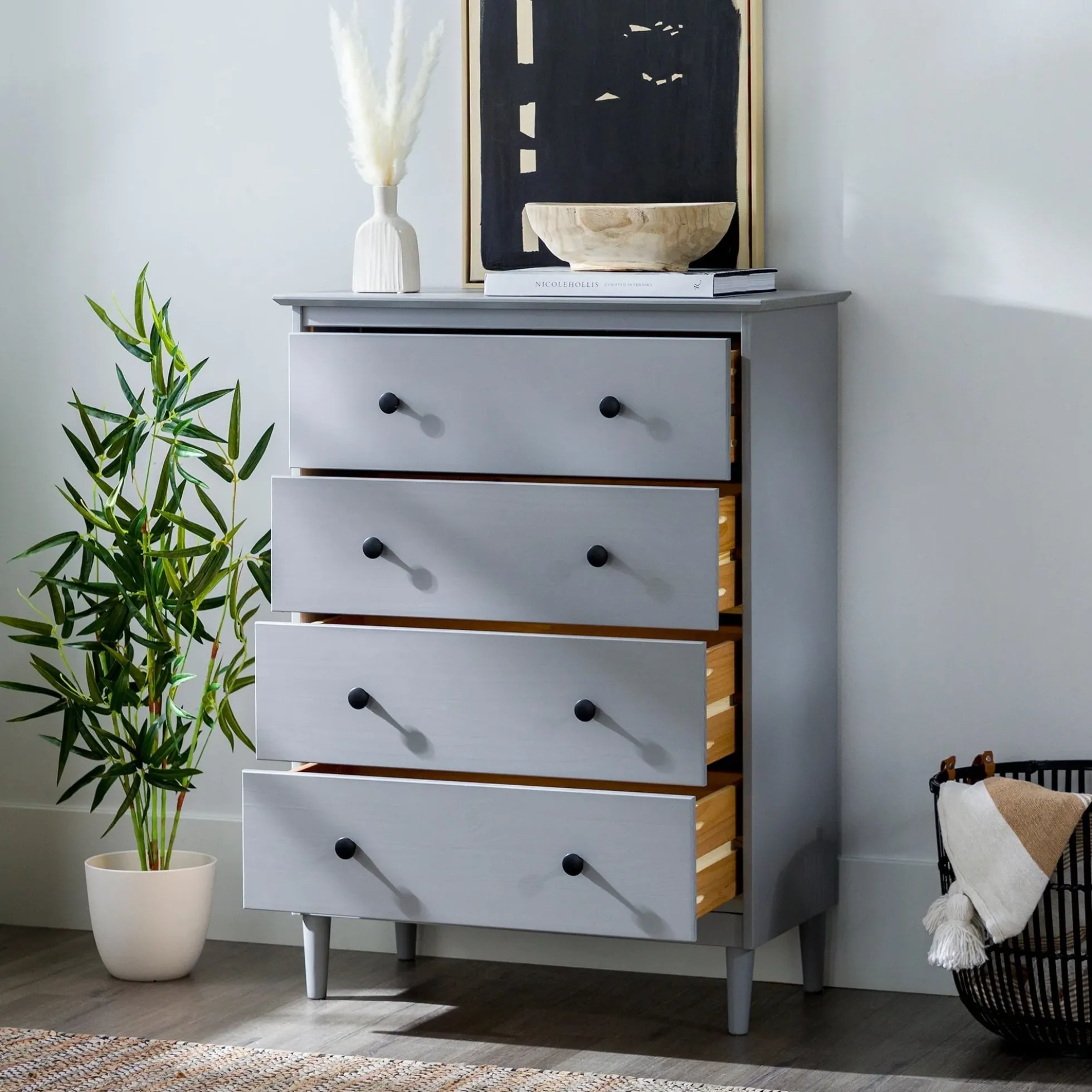 Spencer Solid Wood Transitional Dresser