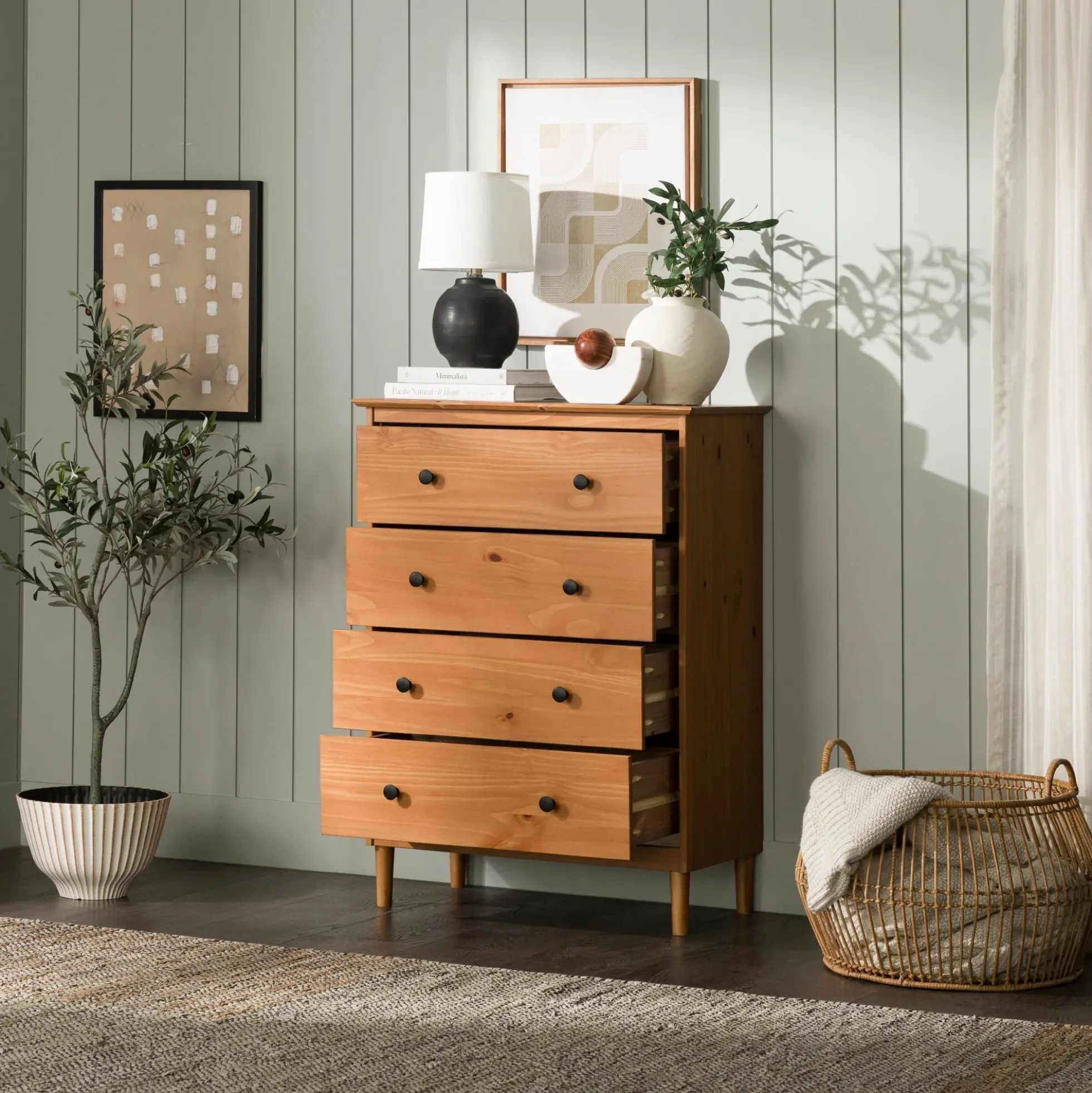 Spencer Solid Wood Transitional Dresser