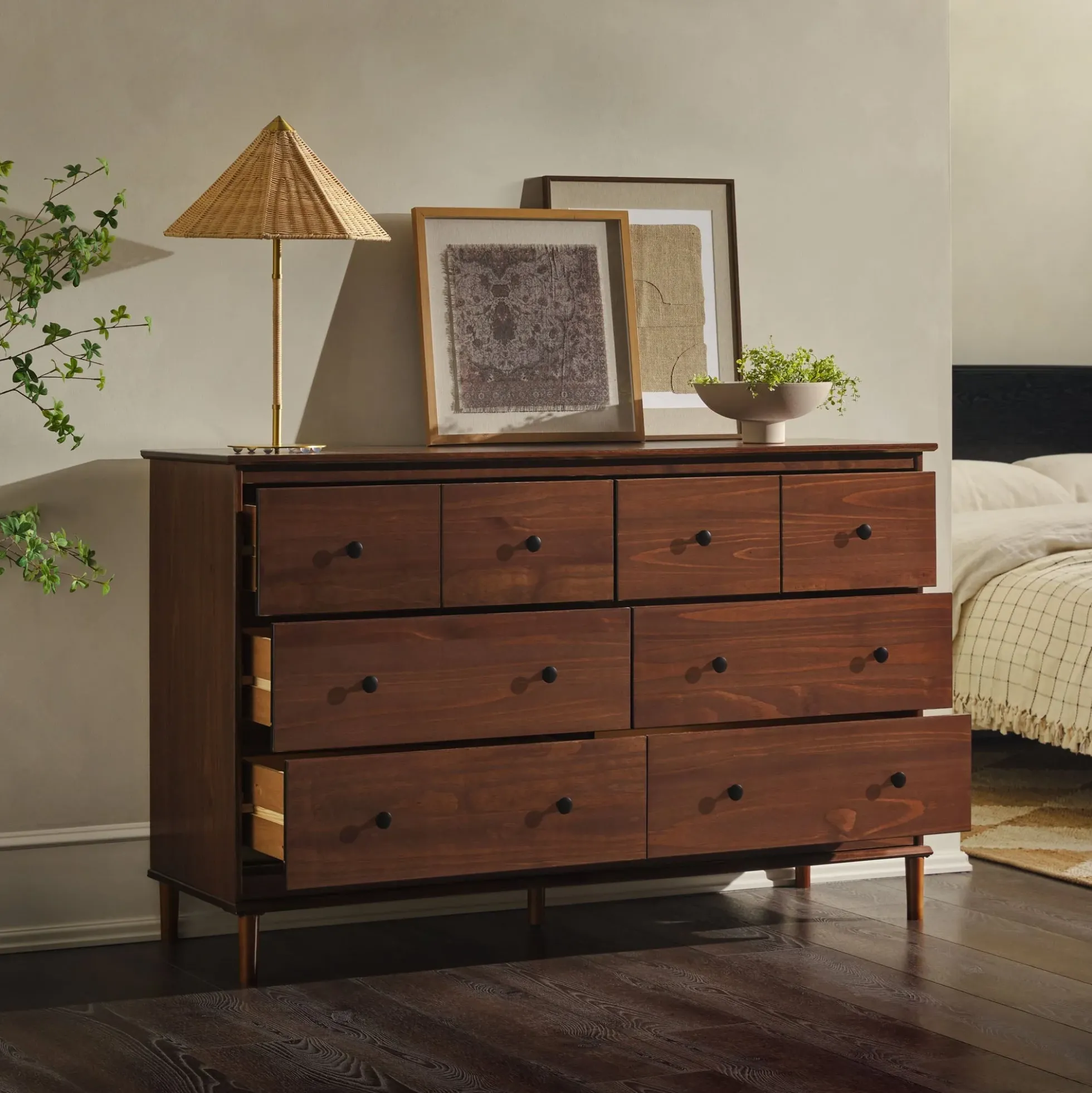 Spencer Solid Wood Transitional Dresser