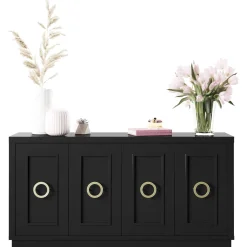 Stylish Dining Storage Double‑Door Buffet Sideboard