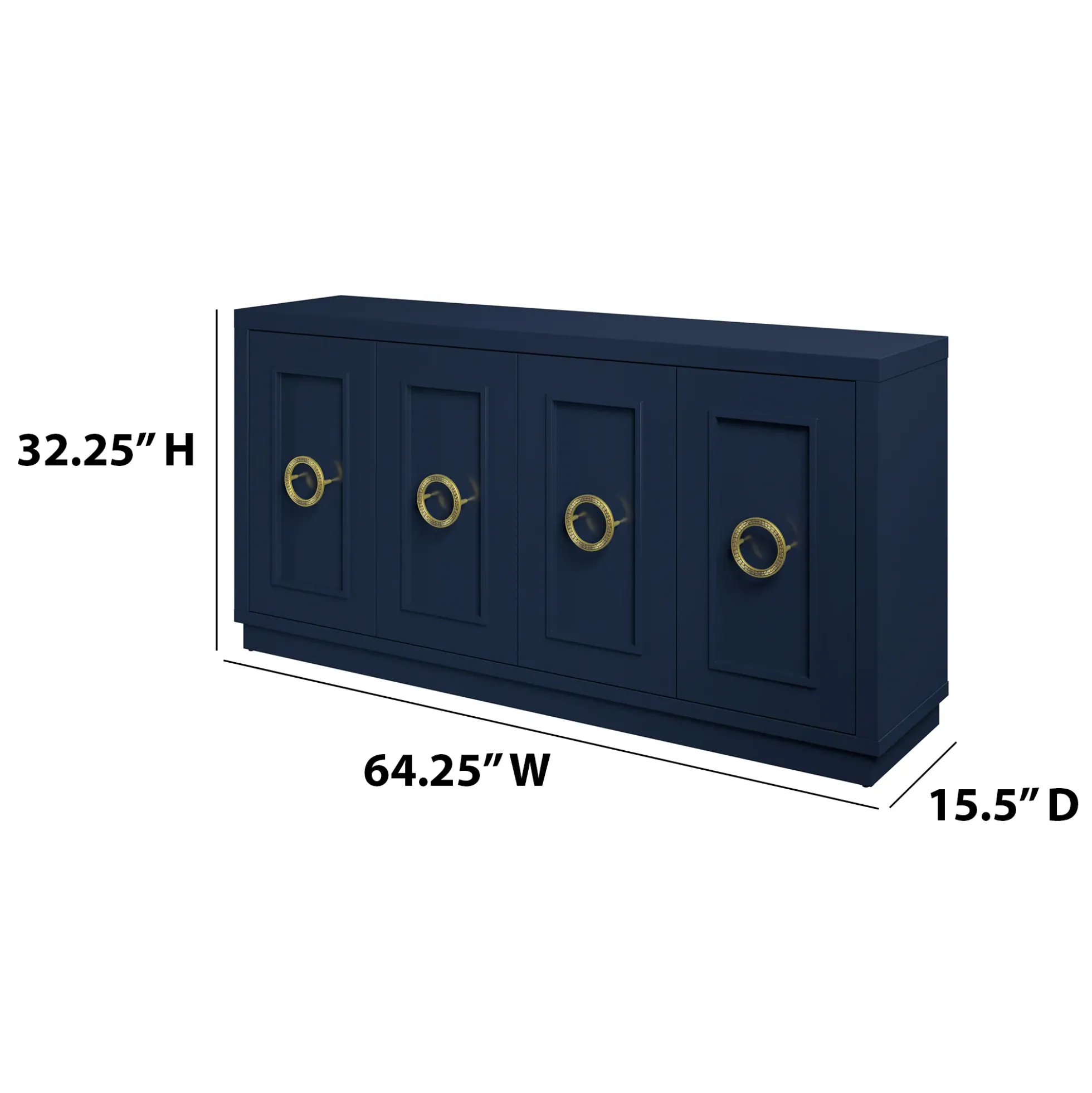 Stylish Dining Storage Double‑Door Buffet Sideboard