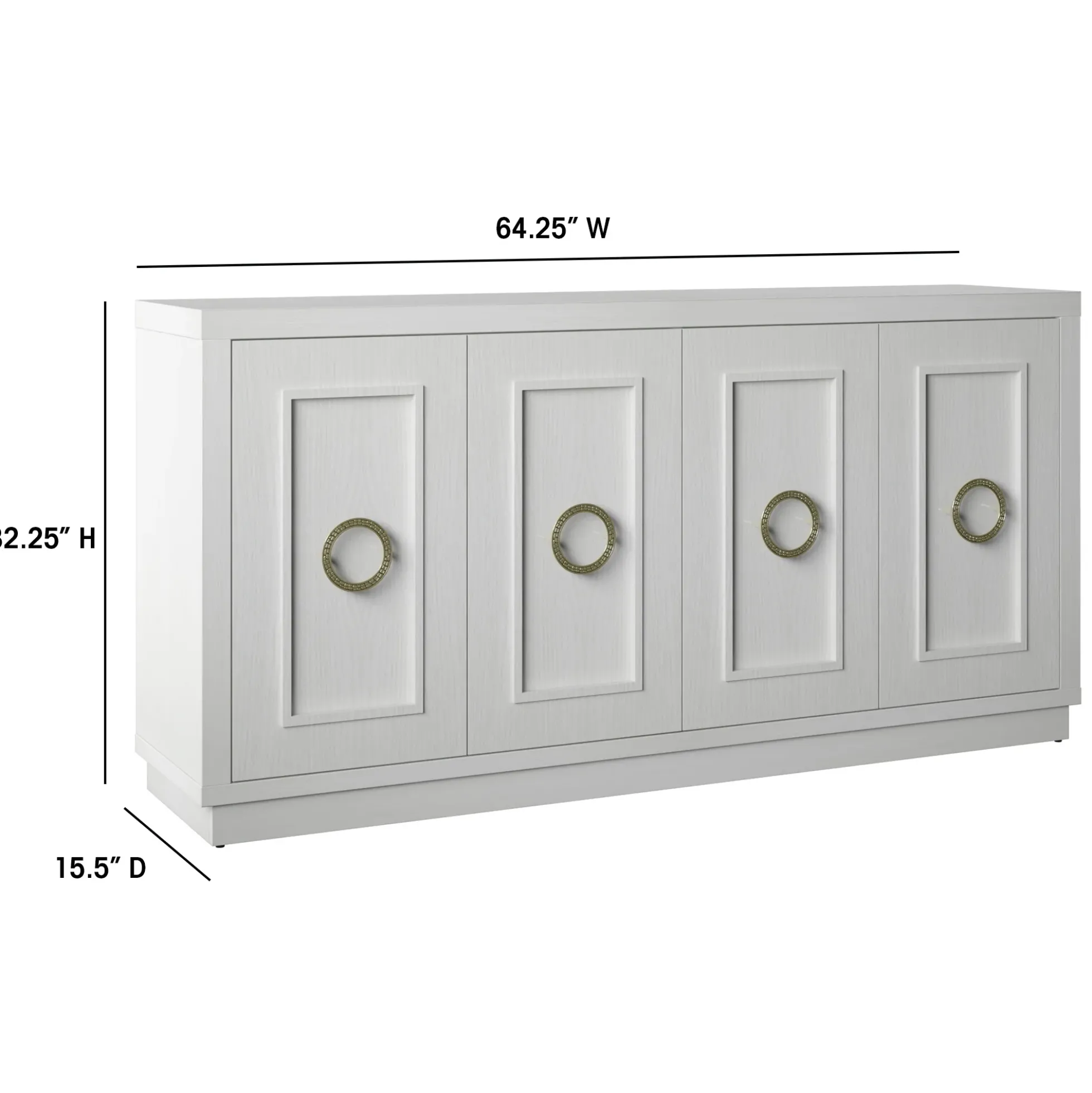 Stylish Dining Storage Double‑Door Buffet Sideboard