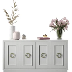 Stylish Dining Storage Double‑Door Buffet Sideboard