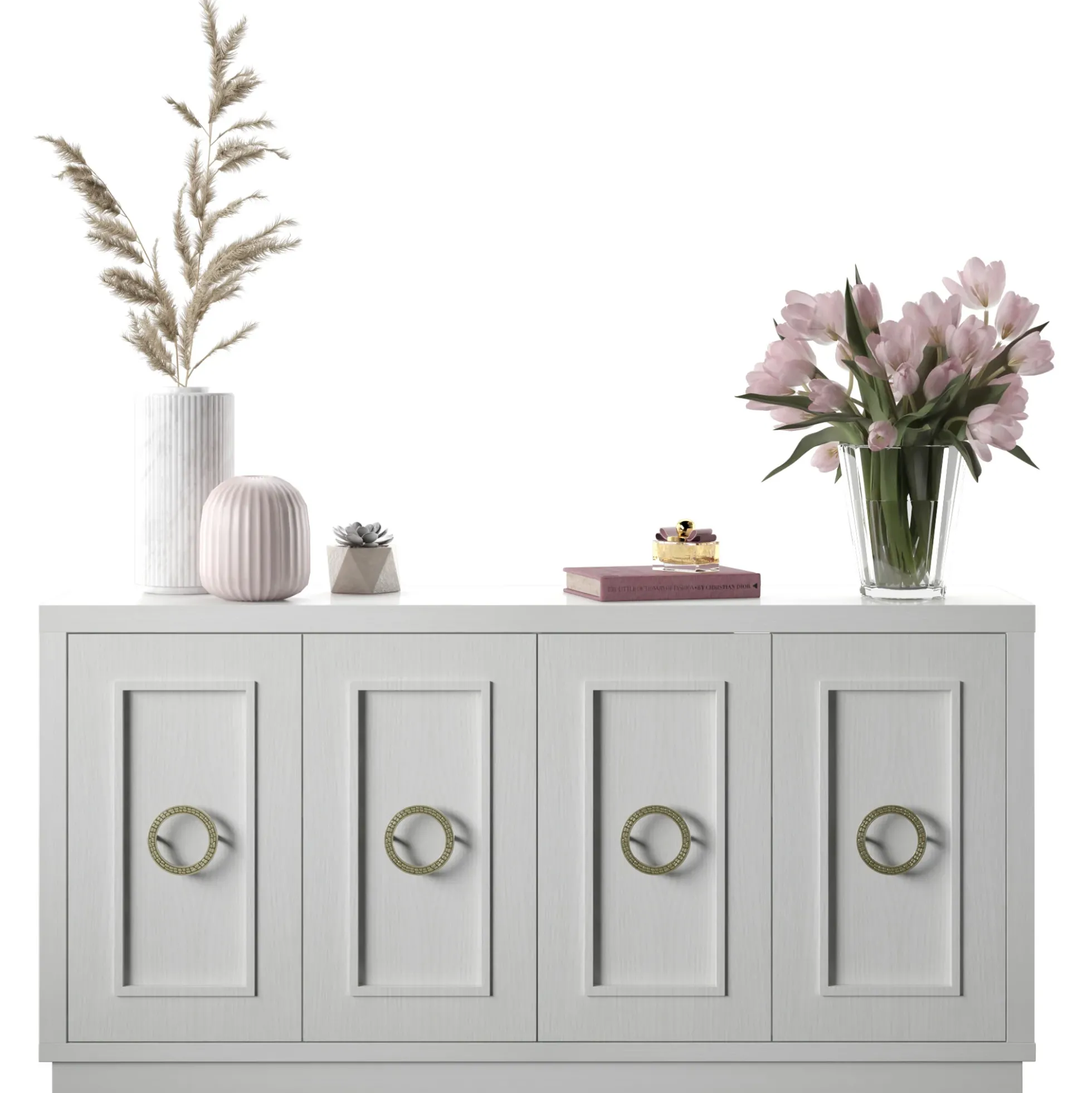 Stylish Dining Storage Double‑Door Buffet Sideboard