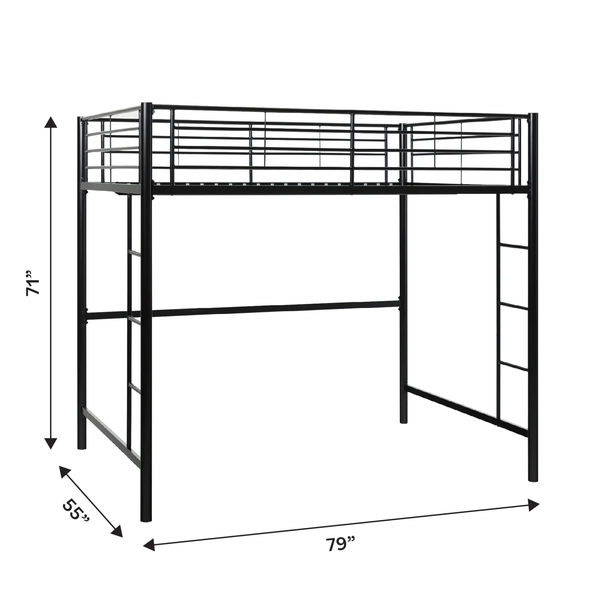 Sunset Full Loft Bunk Bed