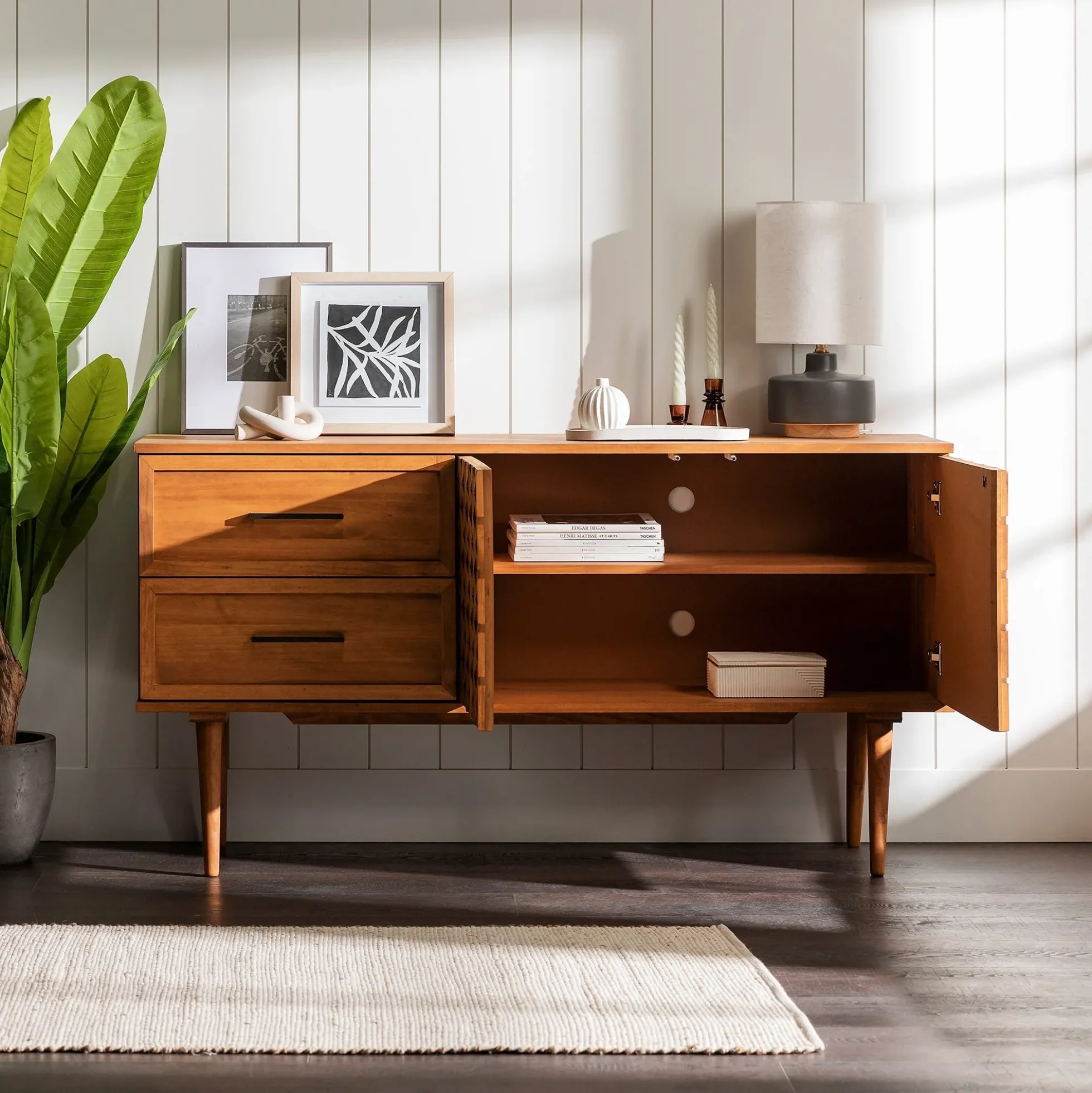 Tessa Solid Wood Prism Sideboard / TV Stand