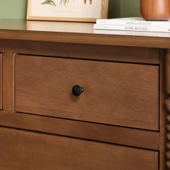 Traditional Vivienne 5-Drawer Easy Assembly Solid Wood Dresser