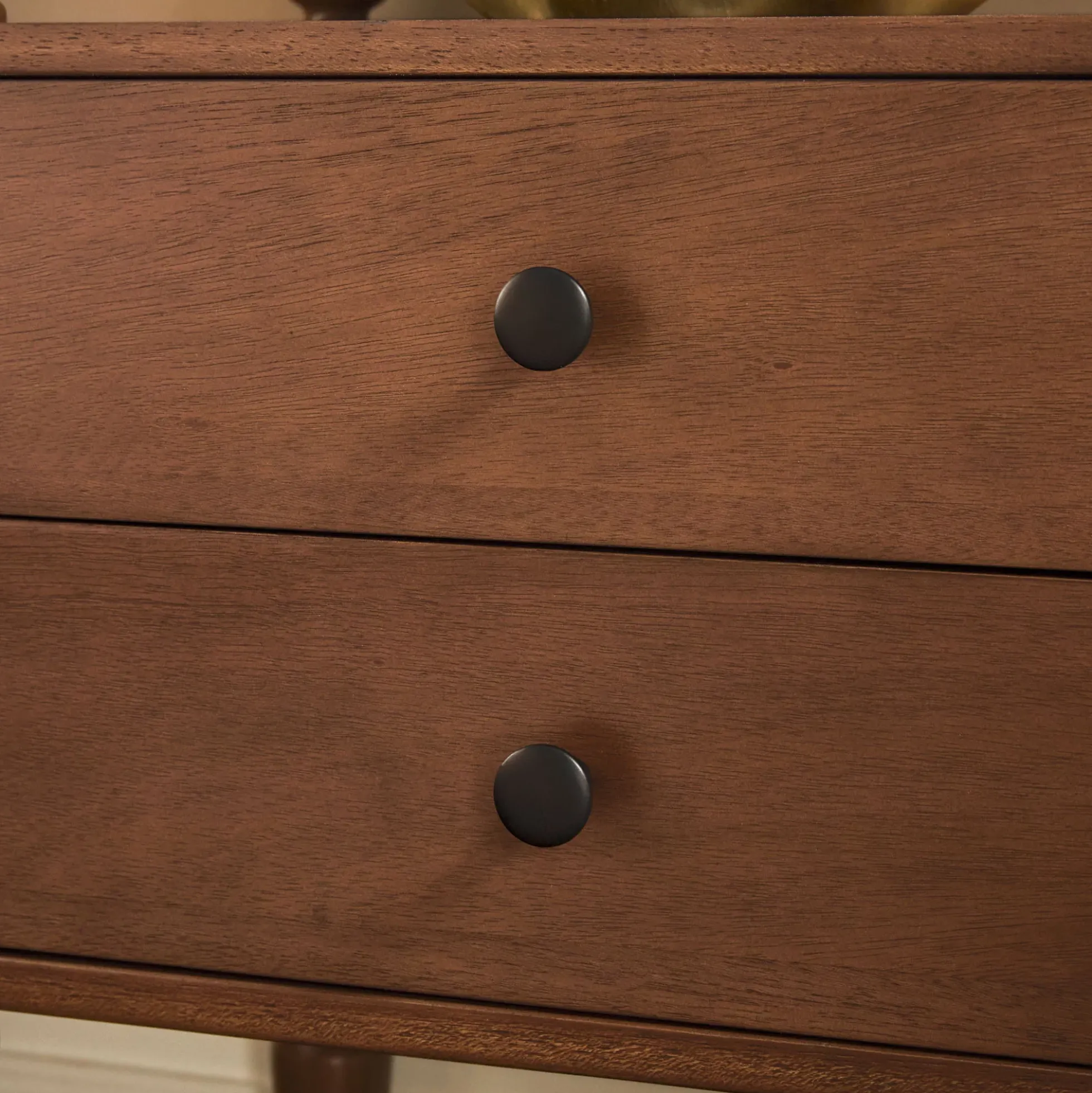 Traditional Vivienne Easy Assembly Solid Wood Nightstand