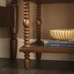 Traditional Vivienne Easy Assembly Solid Wood Nightstand