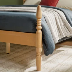 Traditional Vivienne Easy Assembly Solid Wood Bed